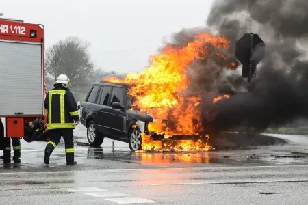 Pożar pojazdu
